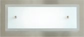 Linea Verdace - Wandlamp Abano Recta kleurig 2XG9-40W - Nikkel mat