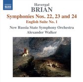 New Russia State Symphony Orchestra, Alexander Walker - Brian: Symphonies Nos. 22, 23 & 24/English Suite No.1 (CD)