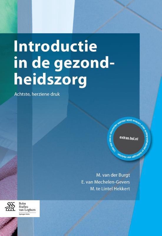 Introductie in de gezondheidszorg - M. van der Burgt | Respetofundacion.org