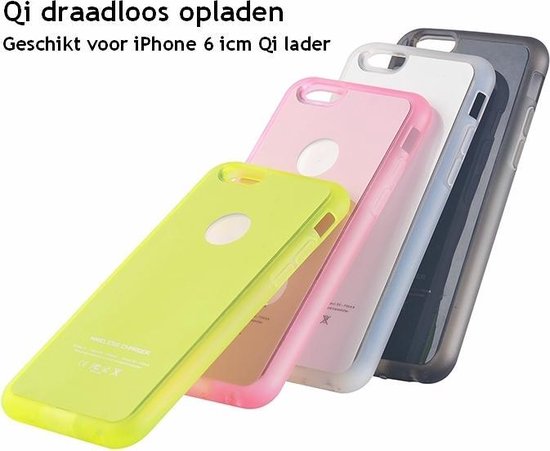 Min Overblijvend Uitschakelen Qi draadloze ontvanger (telefoonhoes) iPhone 6 | bol.com