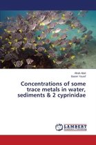 Concentrations of some trace metals in water, sediments & 2 cyprinidae
