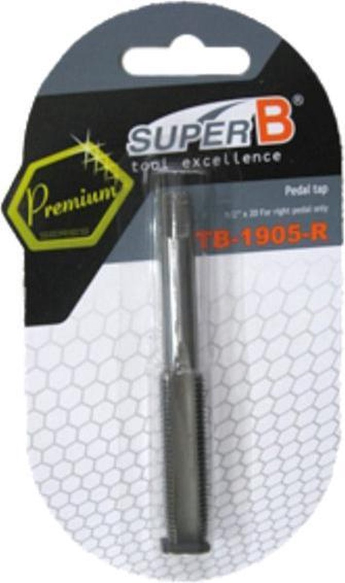 Gereedschap superb tapeind staal pedaal rechts 12 inch voor staal en - ZWART