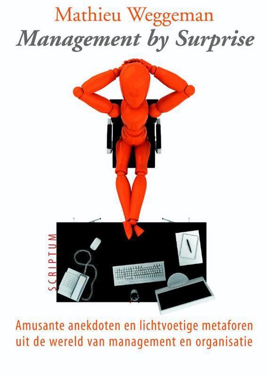 Cover van het boek 'Management by surprise' van Mathieu Weggeman