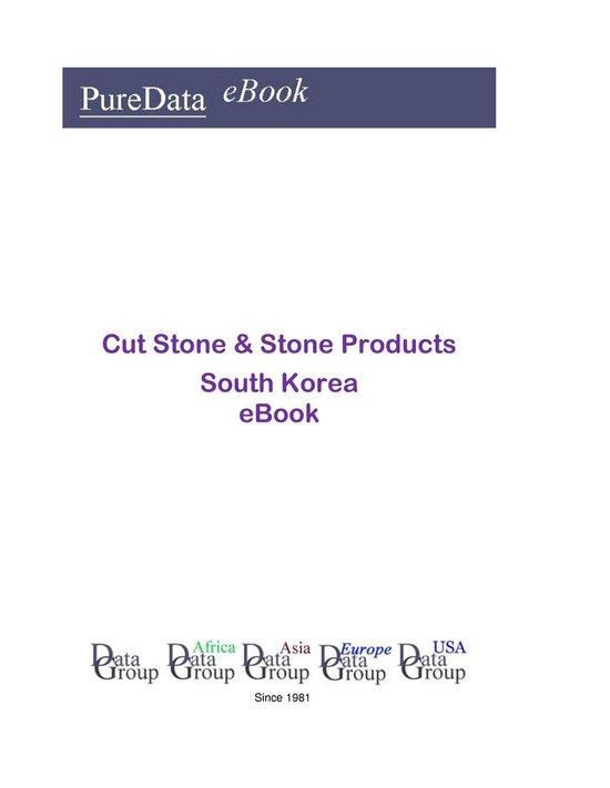 PureData eBook - Cut Stone & Stone Products in South Korea - cover