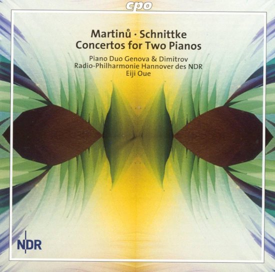 Martinu, Schnittke: Concertos for 2 Pianos/ Genova, Dimitrov