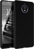 Zwart siliconen tpu case hoesje voor Motorola Moto E4