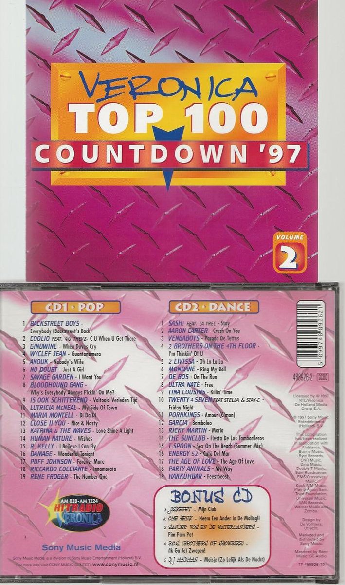 veronica top 100 countdown '97