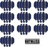 Afbeelding van het spelletje deDartshop 10 Sets (30 stuks) Ruthless flights Multipack - Blauw - darts flights
