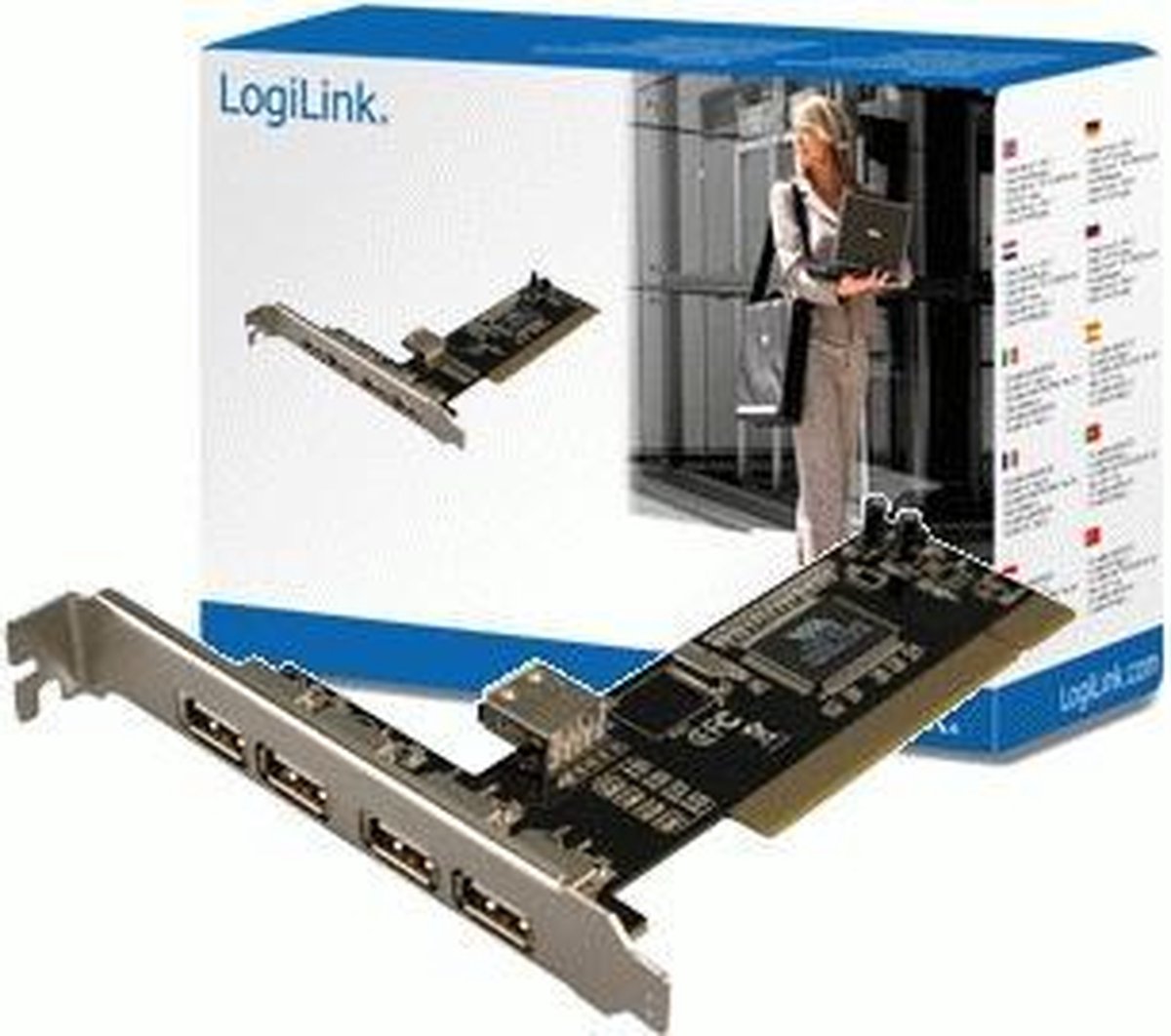 LogiLink 4+1port USB 2.0 PCI Card USB 2.0 interfacekaart/adapter bol