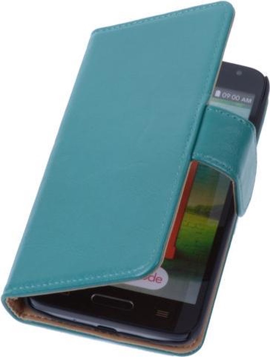 PU Leder Groen Hoesje LG L9 2 Book/Wallet Case/Cover