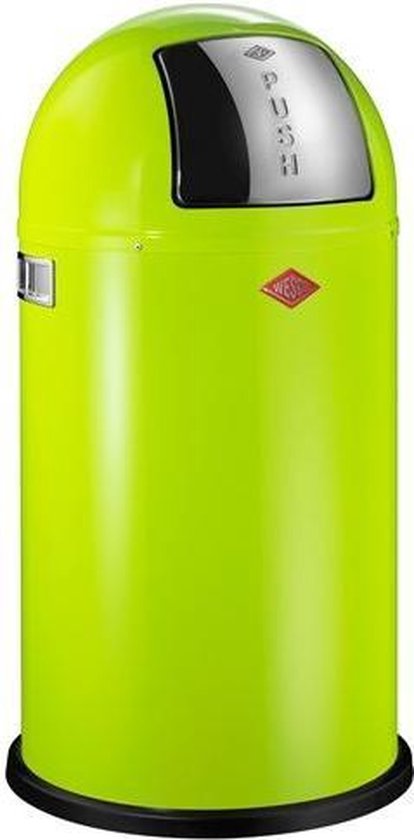 Poubelle Wesco Pushboy - 50 l - Lime Green | bol