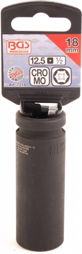 krachtdop 6 kant 19mm 1/2 inch
