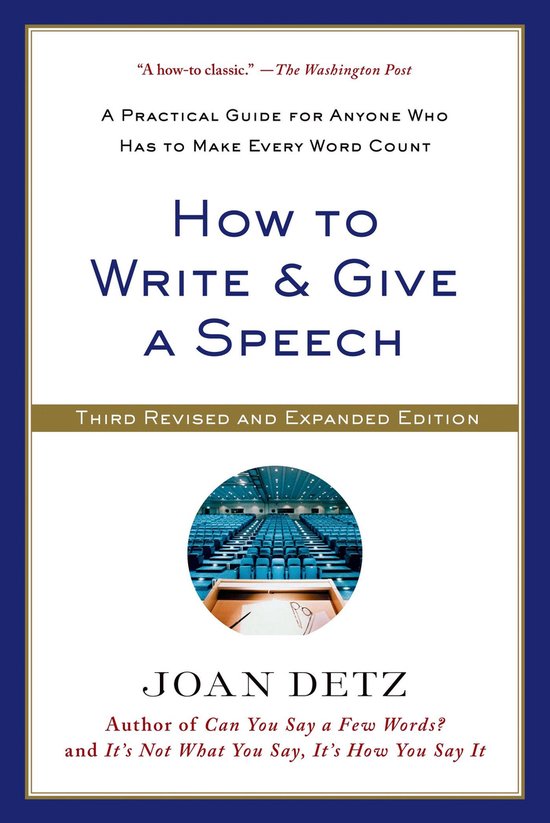 How to Write & Give a Speech - cover