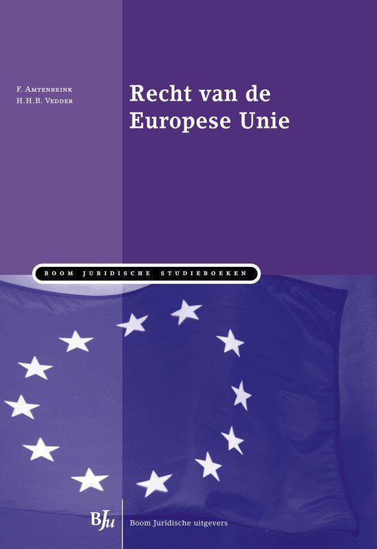Boom Juridische studieboeken - Recht van de Europese Unie - cover