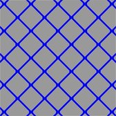 Amigo Veldhockeydoelnet 3,66x1,71x0,9x1,22 Blauw