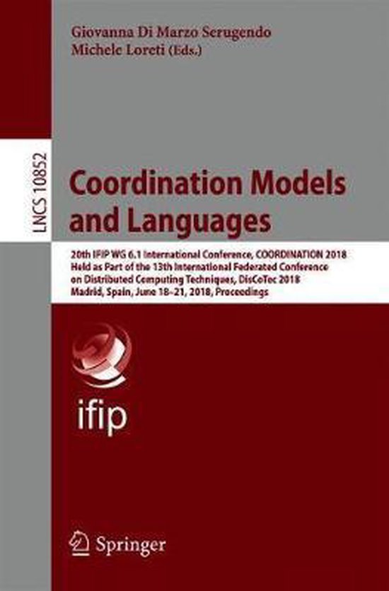 Lecture Notes in Computer Science10852- Coordination Models  ... - cover