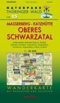 Naturpark Thüringer Wald 15. Masserberg, Katzhütte - Oberes Schwarzatal 1 : 30 000 Wanderkarte