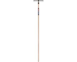Talen Tools - Tuinhark - 10 tanden - Gesmeed - 25 cm - Essenhouten steel - 160 cm van Talen Tools — afbeelding 4