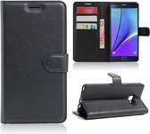 Samsung Galaxy Note 8 - Flip hoes, cover, case - PU Leder - TPU - Zwart