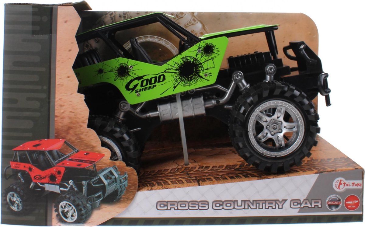 Toi-toys Cross Country Car Diecast 30 Cm Groen
