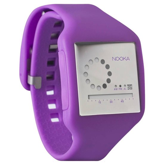Nooka design horloge Zub zirc Purple silver
