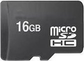 MicroSD-kaart 16 GB met adapter