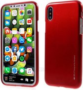 iPhone X silicone Case cover Rood