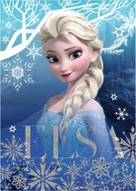 Disney - Canvas met Glitter - Frozen - Elsa - 50x70 cm
