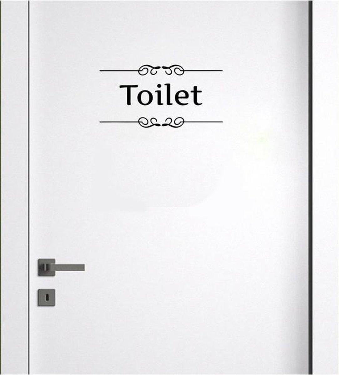 Vintage toilet sticker