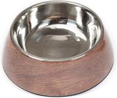 Petlano voerbak  - Maat L - Teak  - Melamine bowl