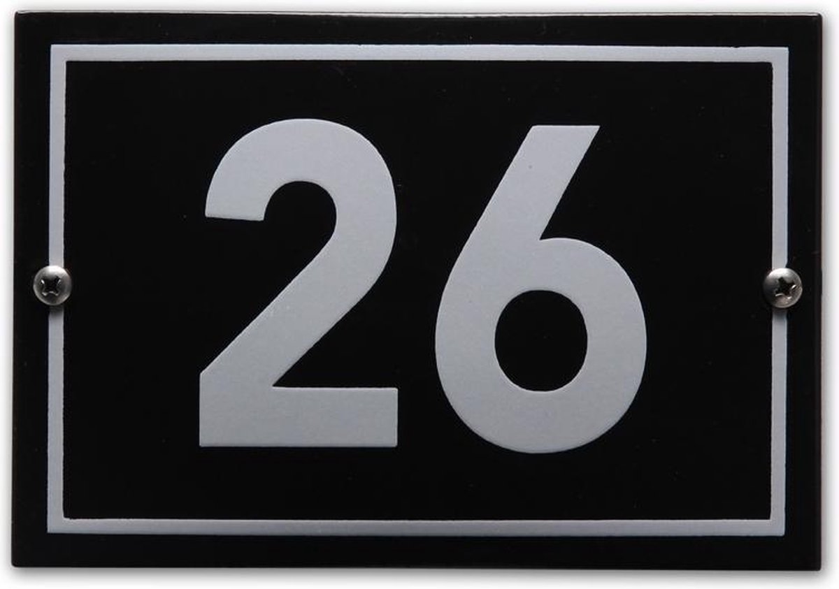 Huisnummer model Phil nr. 26