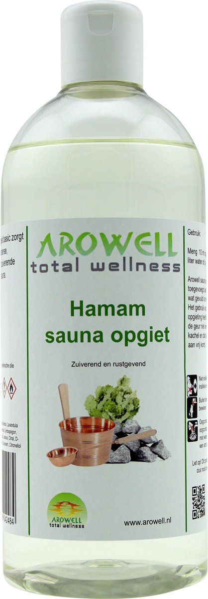 Goedkoopste Arowell - Hamam - Sauna opgiet - Saunageur - 500 ml