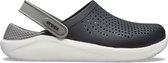 Crocs Slippers - Maat 39 - Unisex - zwart/wit/grijs