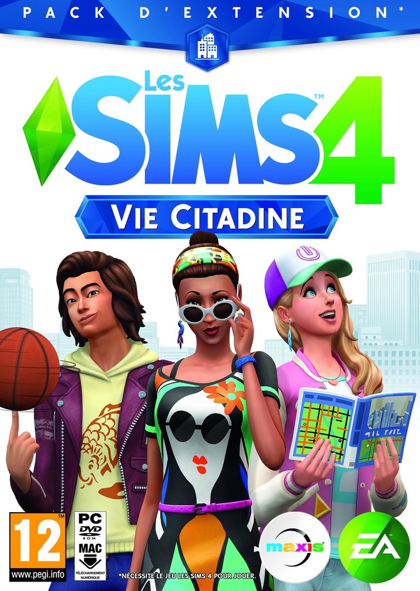 Les Sims 4: Vie Citadine - PC (Franse uitgave) (Code in box) - Electronic Arts