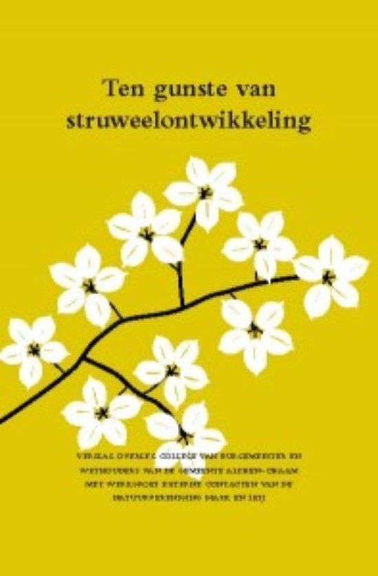 Cover van het boek 'Ten gunste van struweelontwikkeling'