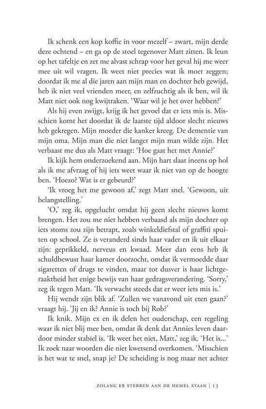 Tekstpagina met Nederlandse tekst over een gezin. Geen afbeelding.