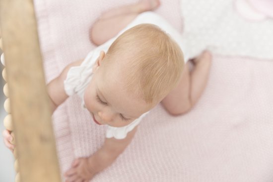 Meyco Baby Relief Mixed wiegdeken - pink - 75x100cm — afbeelding 5