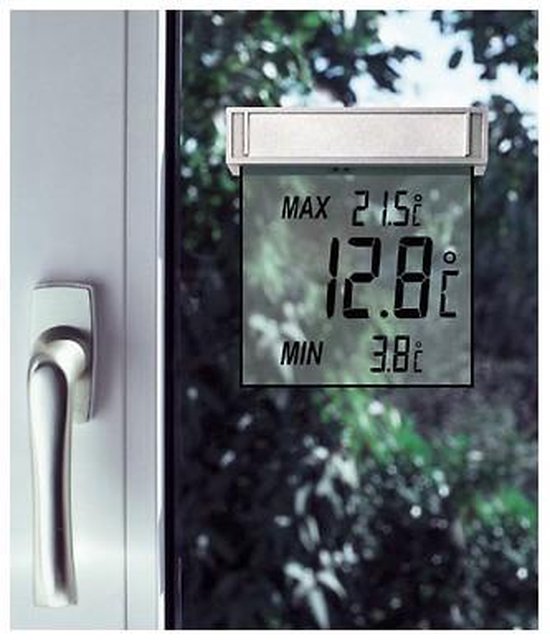 Nature Digital Window Thermometer 13x10x3 cm 6080078