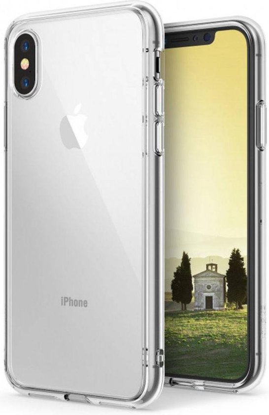 datum vermogen Verwacht het Transparant Hoesje geschikt geschikt voor Apple iPhone Xs Max TPU Siliconen  Case... | bol.com