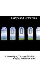 Essays and Criticisms