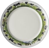 Wiebe van der Zee Bord Plat Rand 'Landelijk' - Ø25cm - set van 2