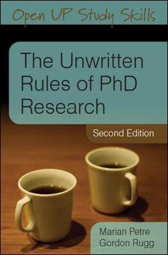 Unwritten Rules Of PhD Research - cover
