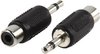 Adapter plug 3.5mm Jack mono stekker - RCA Tulp kontra stekker