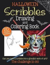 Halloween Scribbles Drawing and Coloring Book