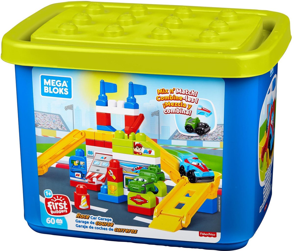 Mega Bloks First Builders Elektrische Garage Speelset bol
