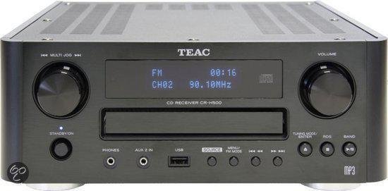 Teac CR-H500-B - CD Receiver - Zwart