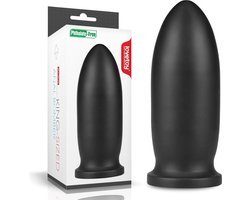 Lovetoy - King Size Buttplug - Anal Bomber - Diameter 8.5 cm - Lengte 23 cm - PVC - Zwart