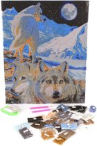 Diamond Painting Crystal Art Kit ® Once Upon A Time, 40×50 cm, partial  painting