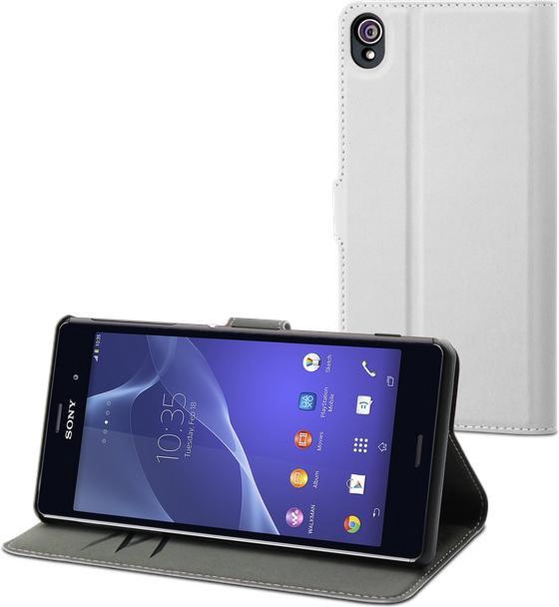 Muvit - Wallet Folio - Sony Xperia Z3 - wit