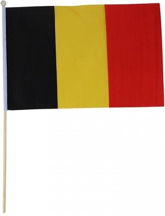 België Vlag 45 Cm Rood/geel/zwart |